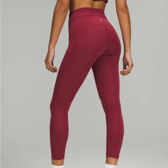 lululemon athletica Pants - Lululemon athletica pants Women’s High-Rise Burgundy Active Leggings